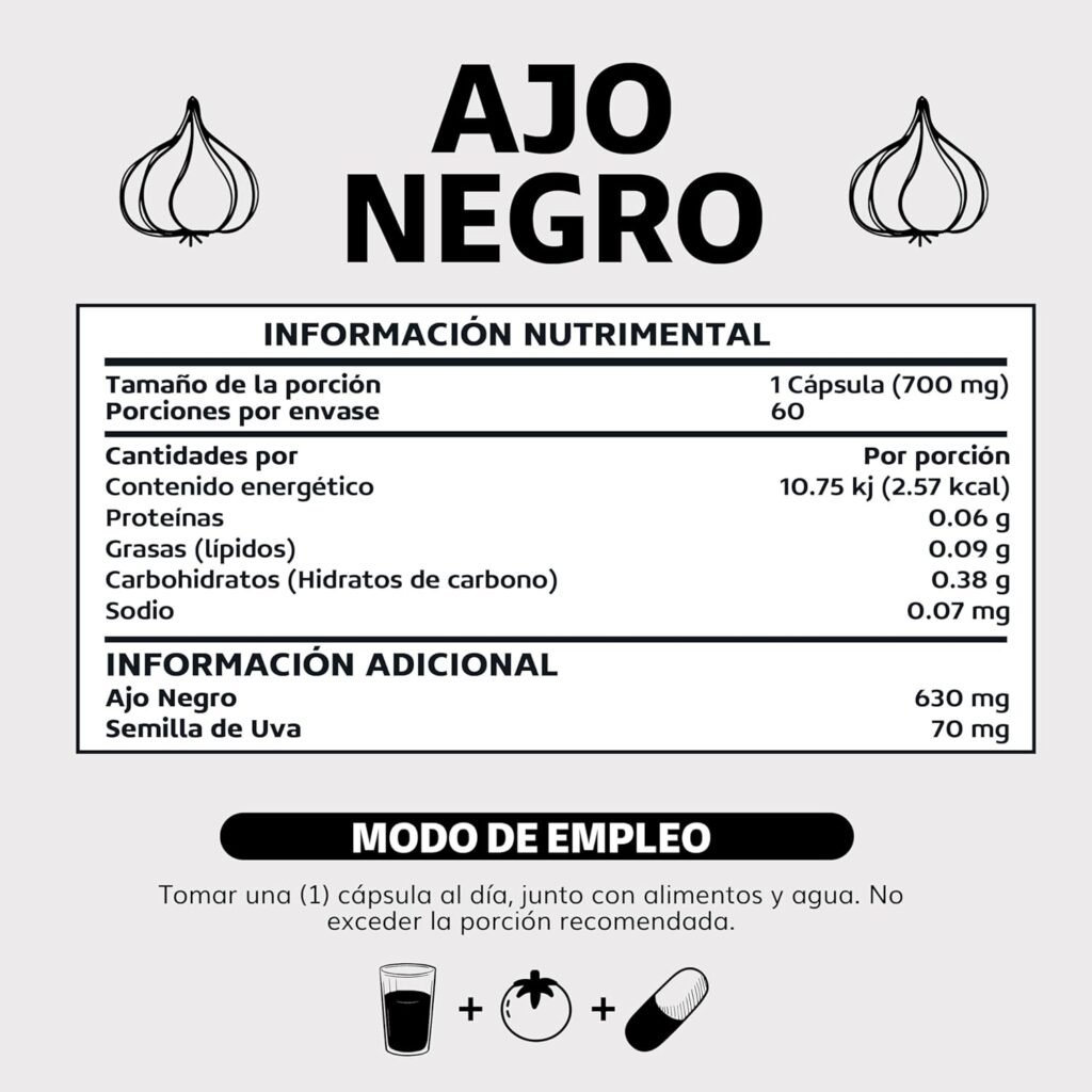 Beyond Vitamins Ajo negro