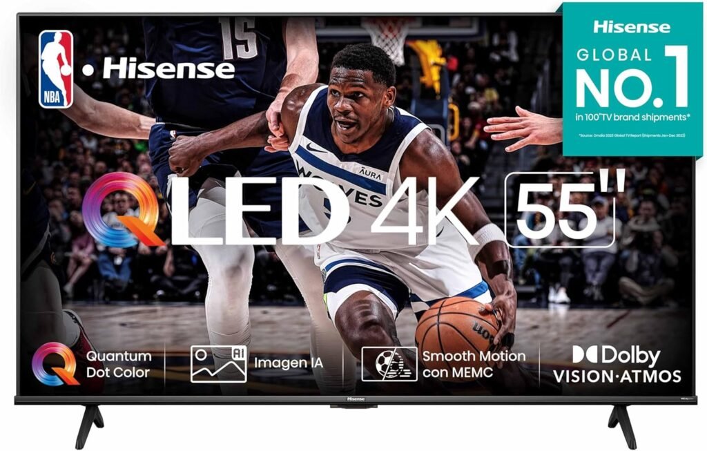 Hisense Pantalla QLED 55QD6N