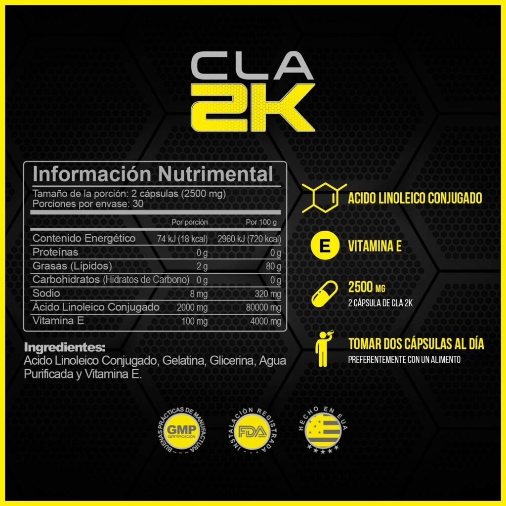 Suplemento Alimenticio CLA 2K Forzagen