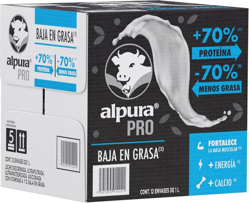 Alpura Pro Leche Extra Proteína Baja en Grasa