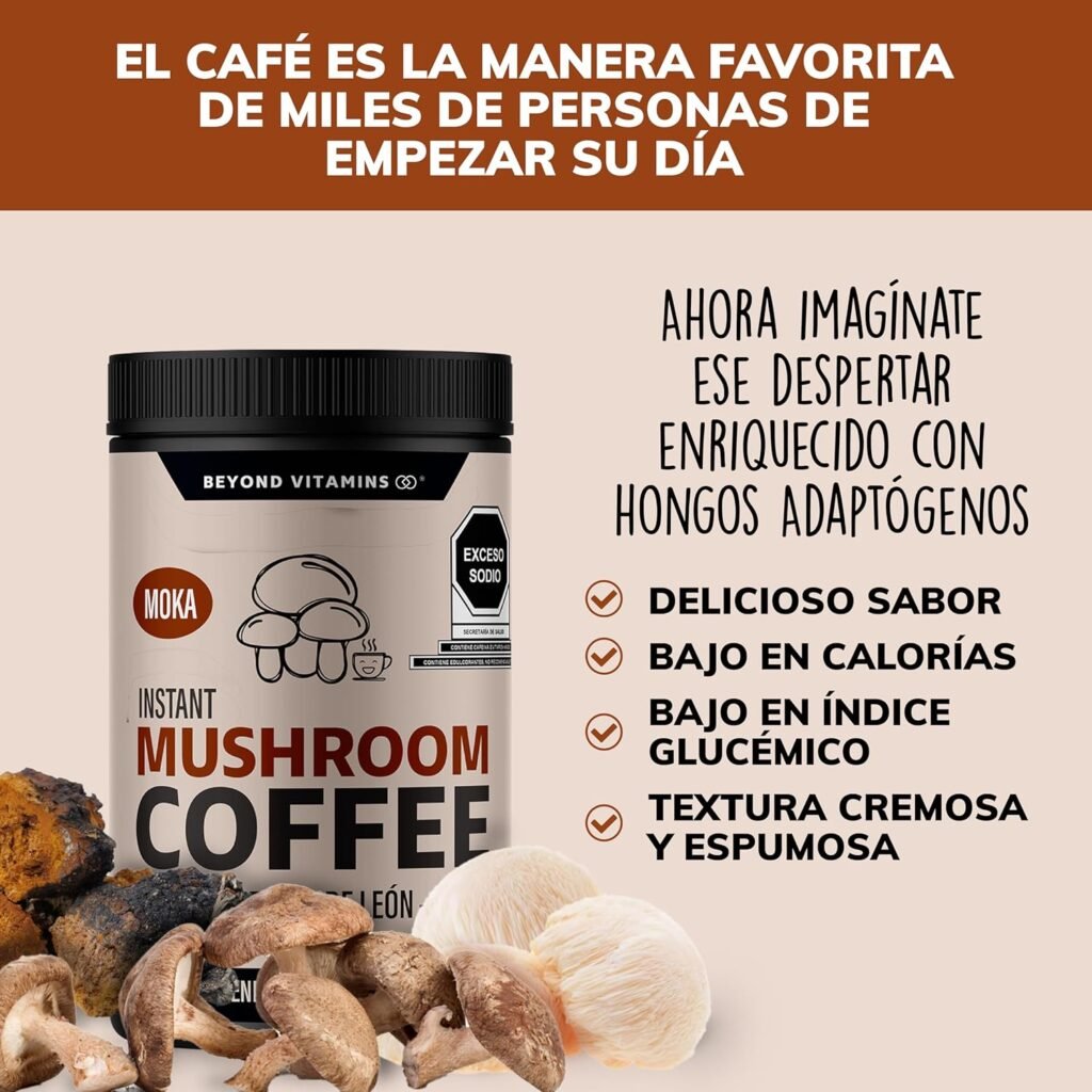 café con hongos