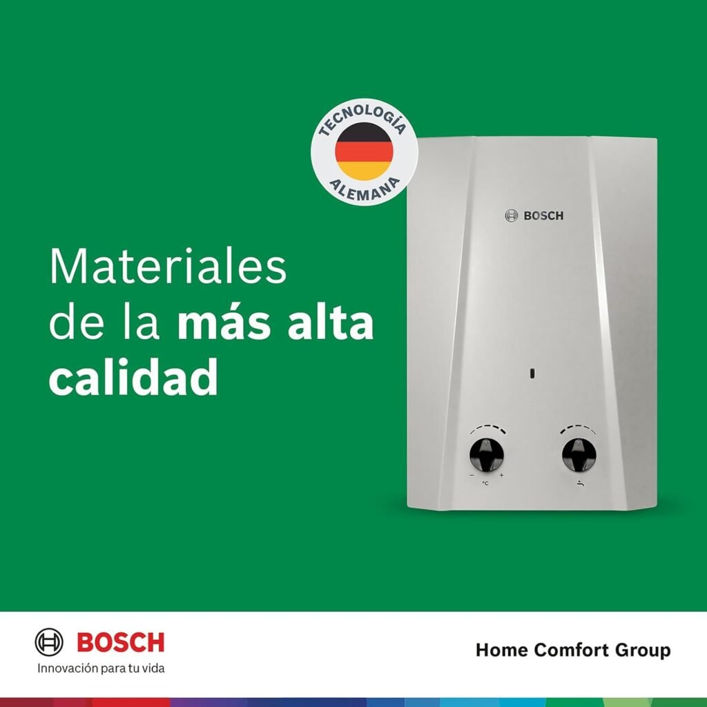Calentador de Agua Instantáneo Gas LP para 1 Regadera Bosch