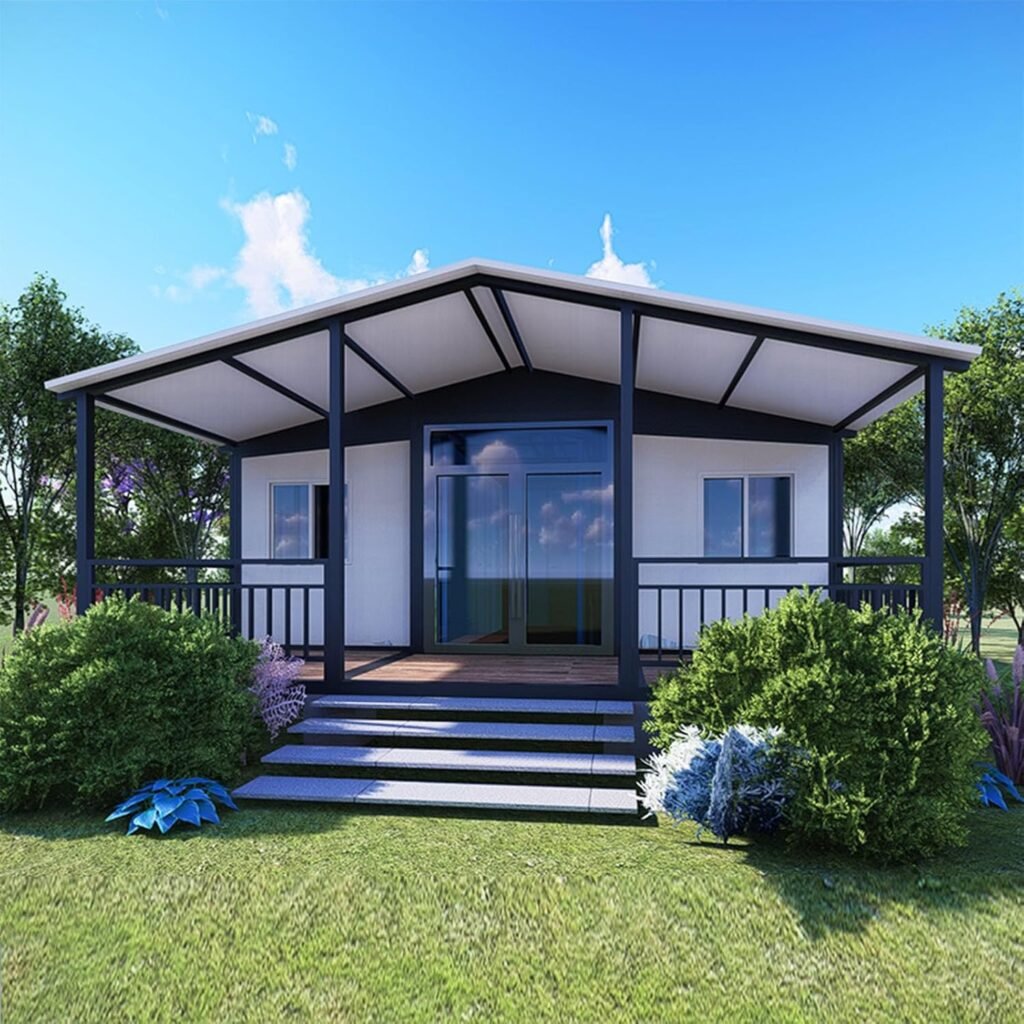 Casa Pequeña Prefabricada Plegable de Lujo