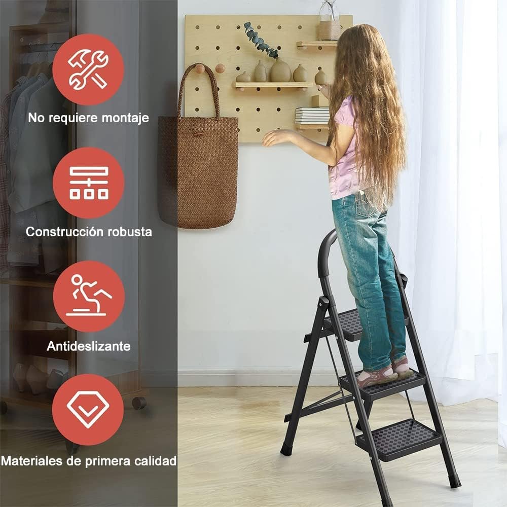 Escaleras de Tijera de 3 Peldaños