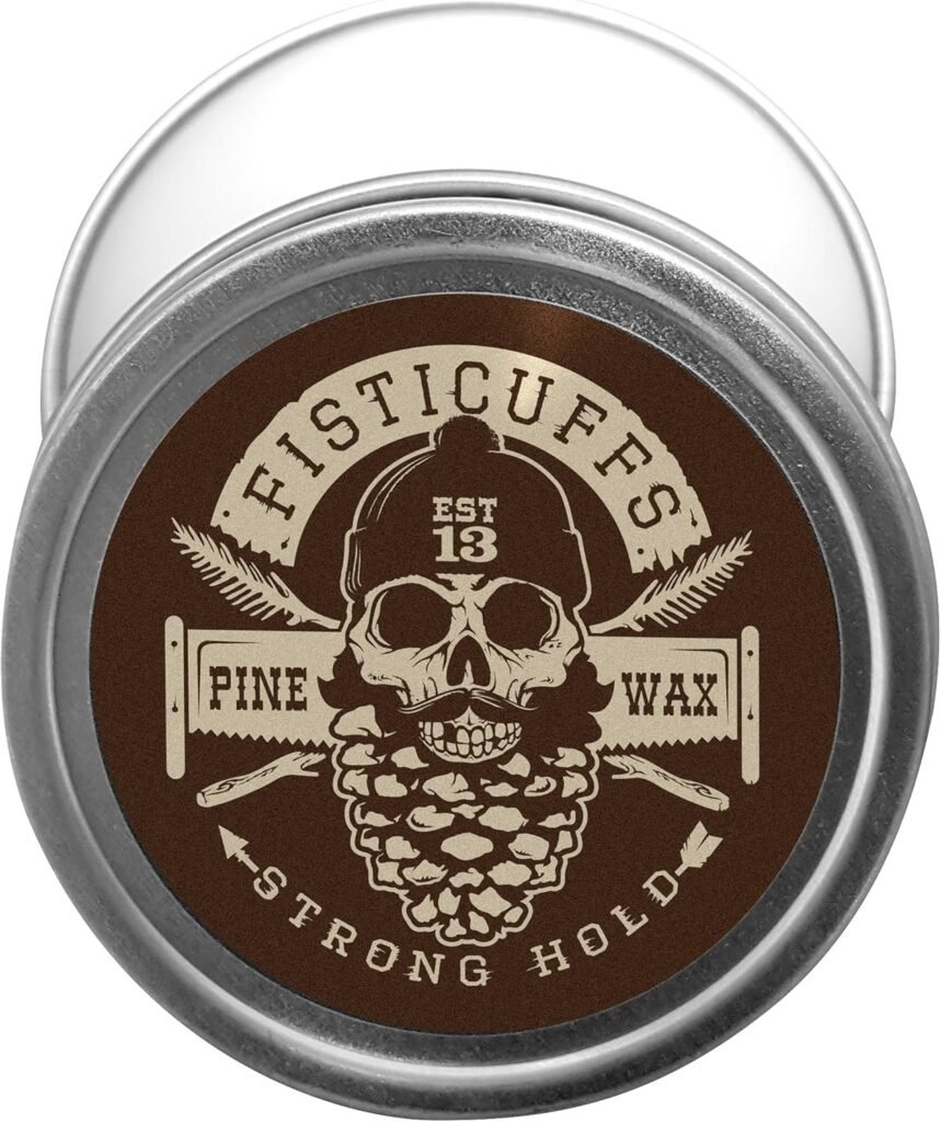 Fisticuffs Pine Scent Strong Hold Mustache Wax