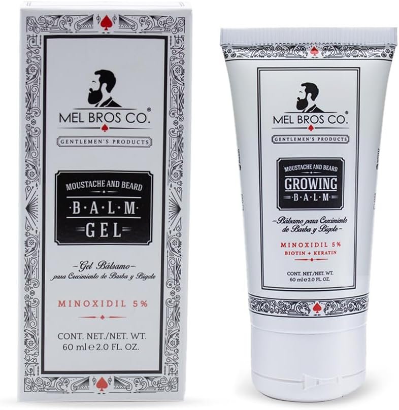 MEL BROS CO - GEL BÁLSAMO DE CRECIMIENTO PARA BARBA Y BIGOTE