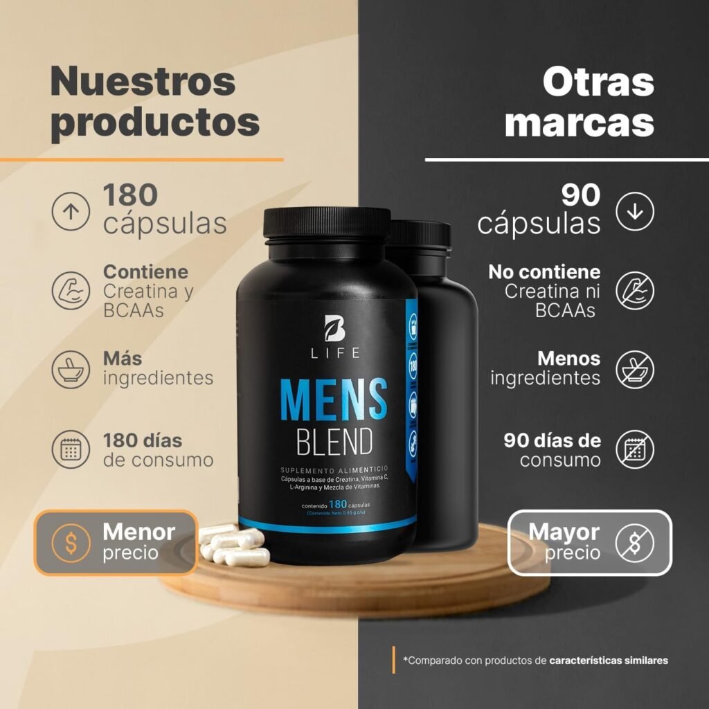 Mens Blend Multivitamínico para Hombre