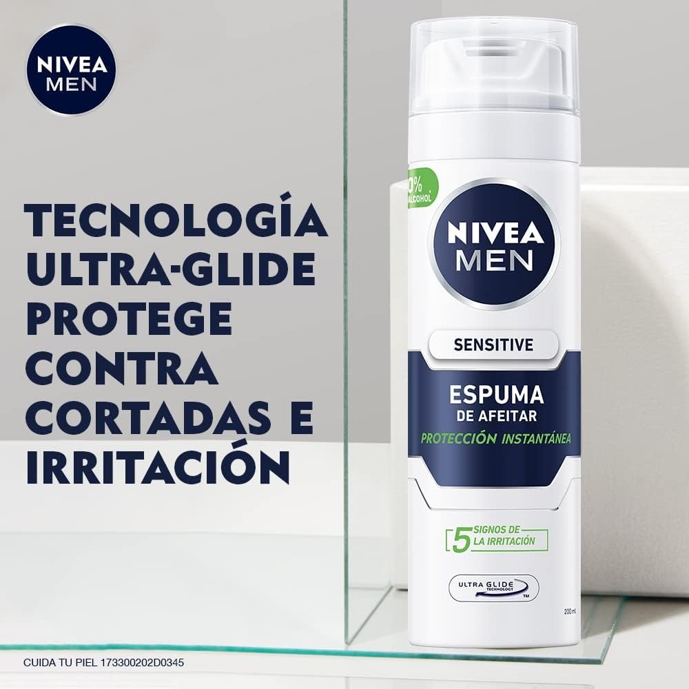 NIVEA MEN Espuma para Afeitar Sensitive
