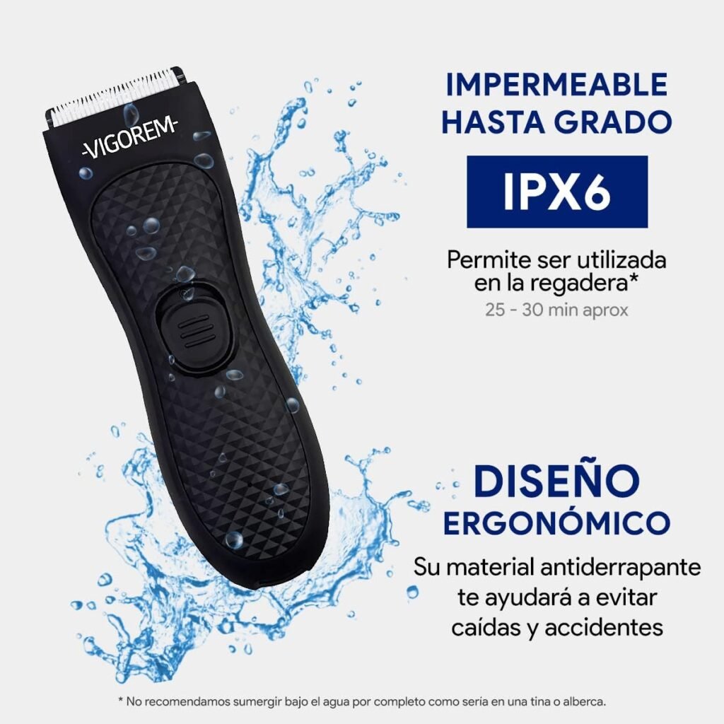 Rasuradora VIGOREM Light para hombre corporal y zonas íntimas