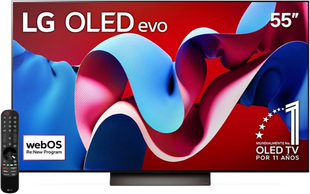 Smart TV LG OLED EVO ThinQ AI 4K OLED55C4PSA