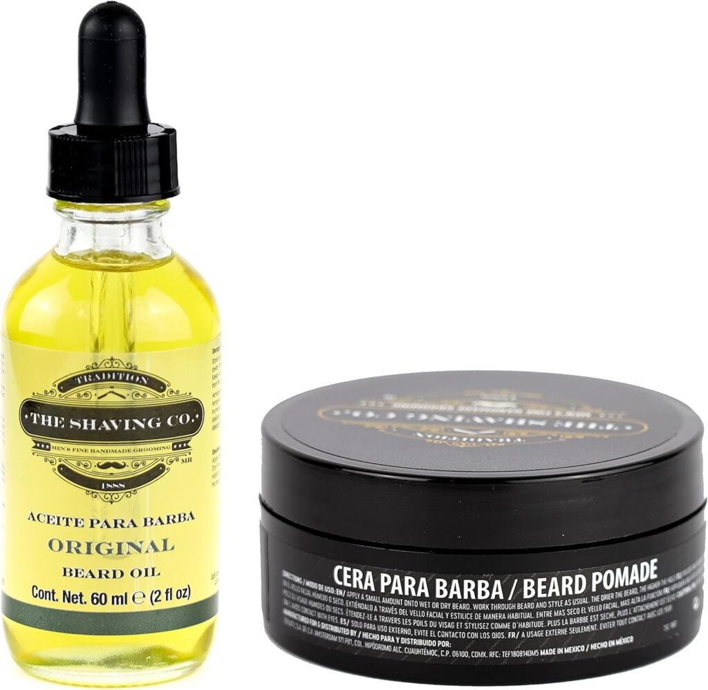 THE SHAVING CO Kit cera y aceite ORIGINAL para barba