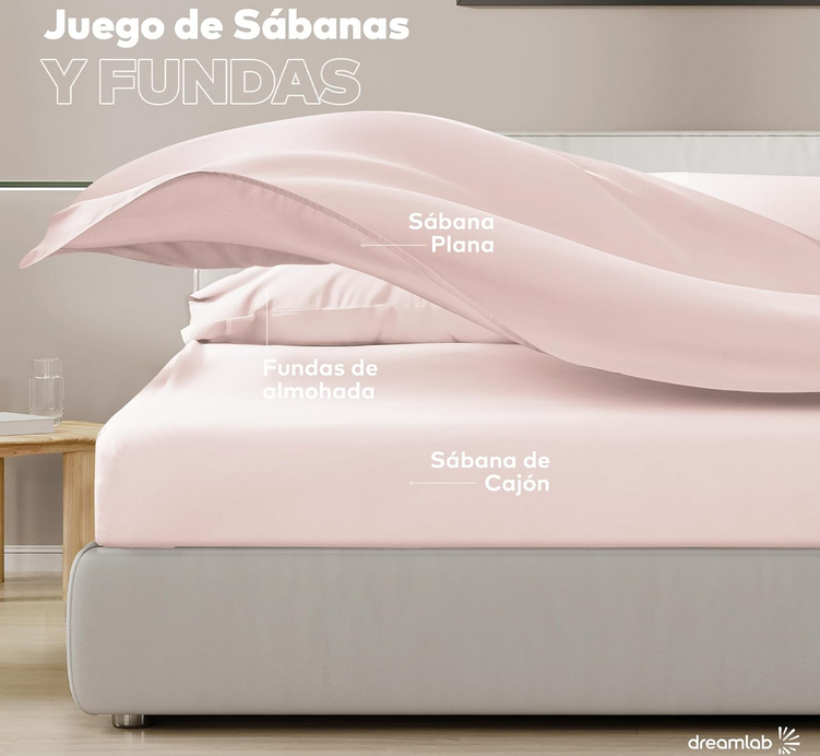 Juego de Sábanas Dreamlab Collection